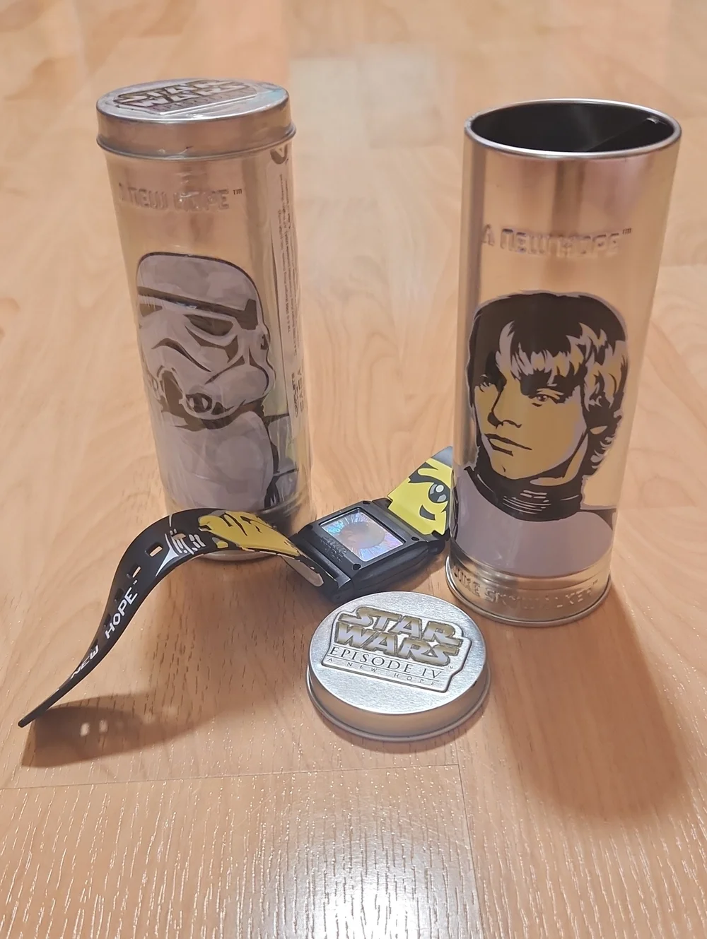 Star Wars BURGER King Collectible Watches 2005 Episode IV Luke & Stormtrooper